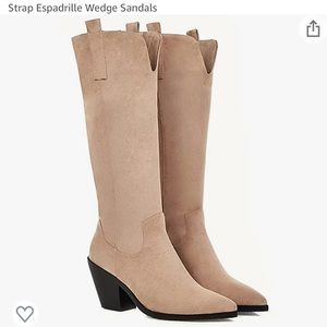 Brand new tan  suede boots